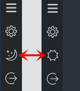 Choose either light or dark mode for your agent app Dark/light mode switch in agent app