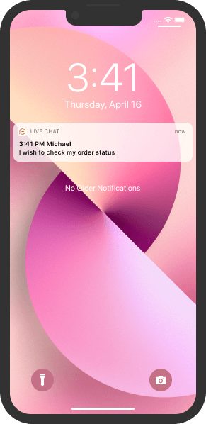 Nuevas notificaciones push para chat en iOS