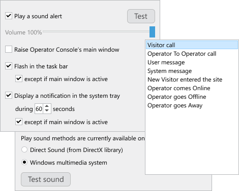 Configura las alertas de las notificaciones en tu app para operadores y no pases por alto ni un solo chat Notificaciones de la bandeja en la app de escritorio para operadores